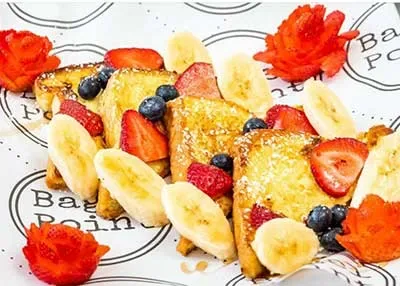 French toast served all day at Bagel Point
