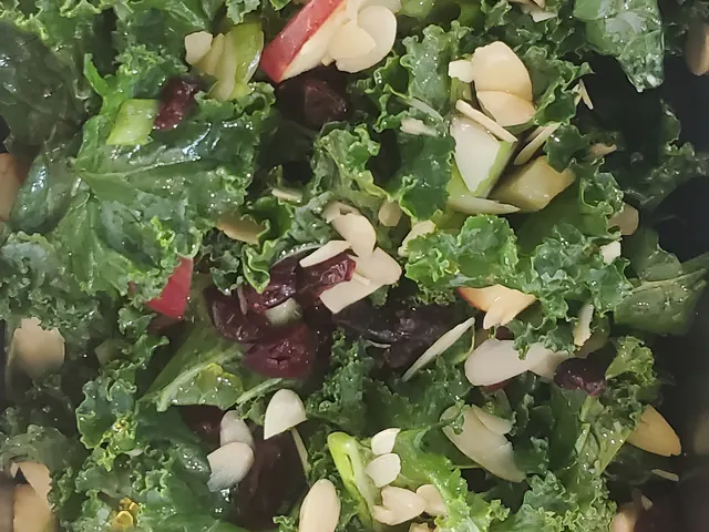 Kale Salad from Bagel Point in Greenpoint, Brooklyn