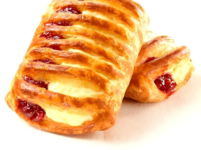 Strawberry Cheese Danish from Bagel Point in Greenpoint, Brooklyn