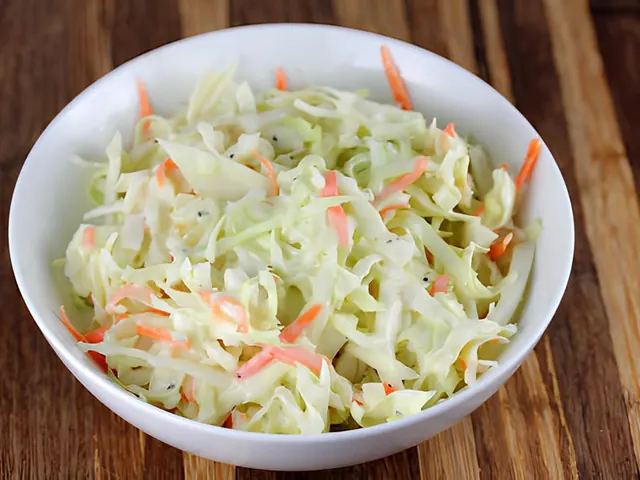 Coleslaw from Bagel Point in Greenpoint, Brooklyn