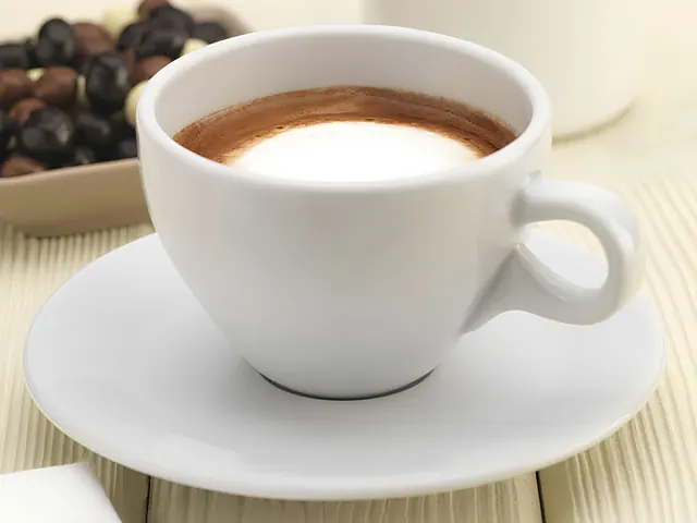 Double Espresso from Bagel Point in Greenpoint, Brooklyn