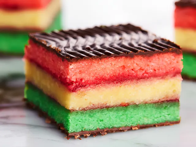 Rainbow Cookies from Bagel Point in Greenpoint, Brooklyn
