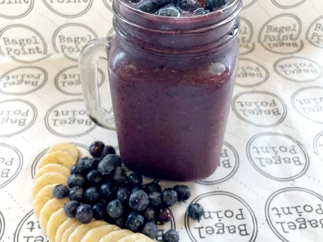 Acai Smoothie from Bagel Point in Greenpoint, Brooklyn