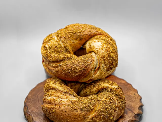 Za'atar Cragel from Bagel Point in Greenpoint, Brooklyn