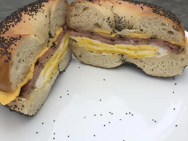Ham, Egg and Cheese from Bagel Point in Greenpoint, Brooklyn