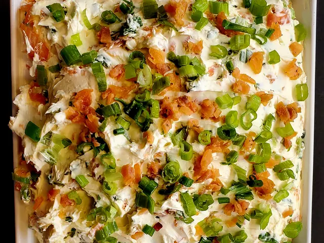 Lox and Scallion Cream Cheese from Bagel Point in Greenpoint, Brooklyn