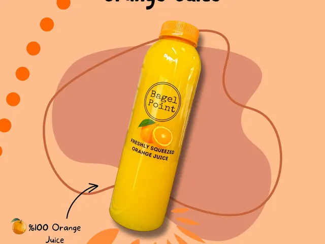 Fresh Squeezed Orange Juice from Bagel Point in Greenpoint, Brooklyn