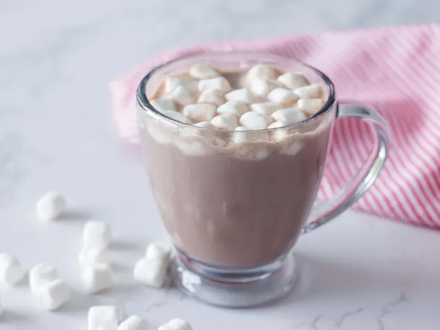 Hot Chocolate from Bagel Point in Greenpoint, Brooklyn