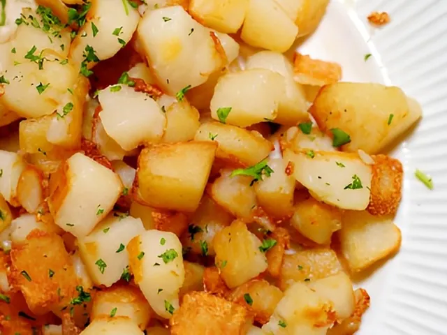 Home Fries from Bagel Point in Greenpoint, Brooklyn