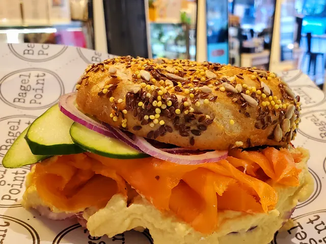 Healthy Fit Lox Special from Bagel Point in Greenpoint, Brooklyn