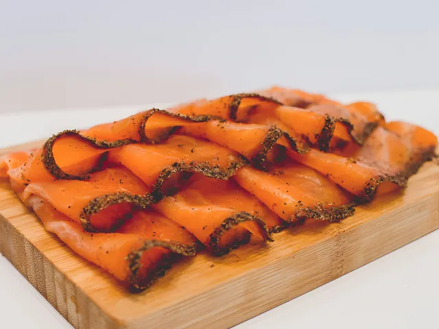 Pastrami Lox by the Pound from Bagel Point in Greenpoint, Brooklyn