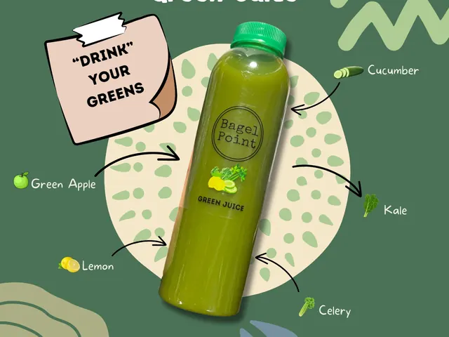 Green Juice from Bagel Point in Greenpoint, Brooklyn