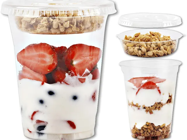 Strawberry Fruit Yogurt Parfait from Bagel Point in Greenpoint, Brooklyn