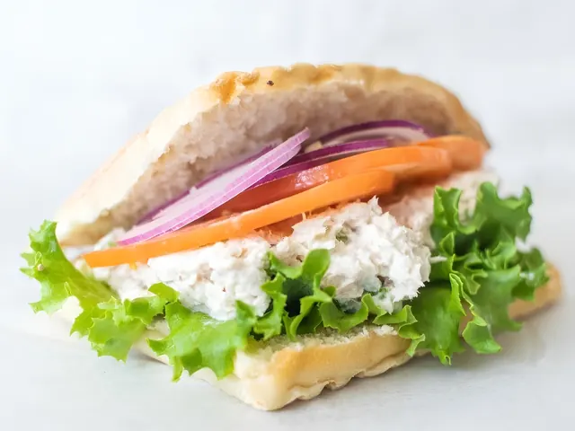 Albacore Tuna Classic from Bagel Point in Greenpoint, Brooklyn