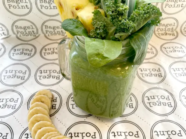 Tropic Kales Smoothie from Bagel Point in Greenpoint, Brooklyn