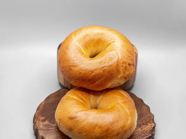 Plain Bagel from Bagel Point in Greenpoint, Brooklyn