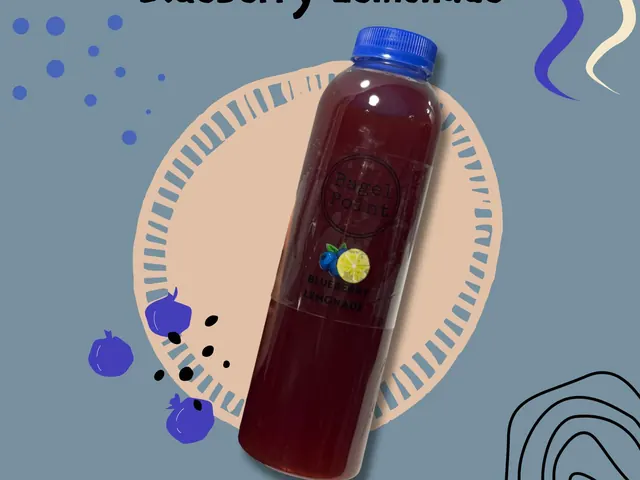 Blueberry Lemonade from Bagel Point in Greenpoint, Brooklyn