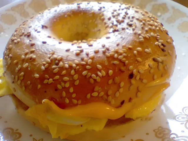 Egg and Cheese from Bagel Point in Greenpoint, Brooklyn