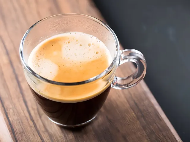 Americano from Bagel Point in Greenpoint, Brooklyn