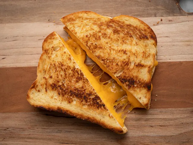 Grilled Cheese from Bagel Point in Greenpoint, Brooklyn