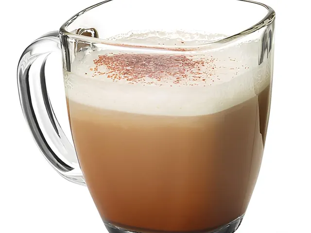 Mochaccino from Bagel Point in Greenpoint, Brooklyn