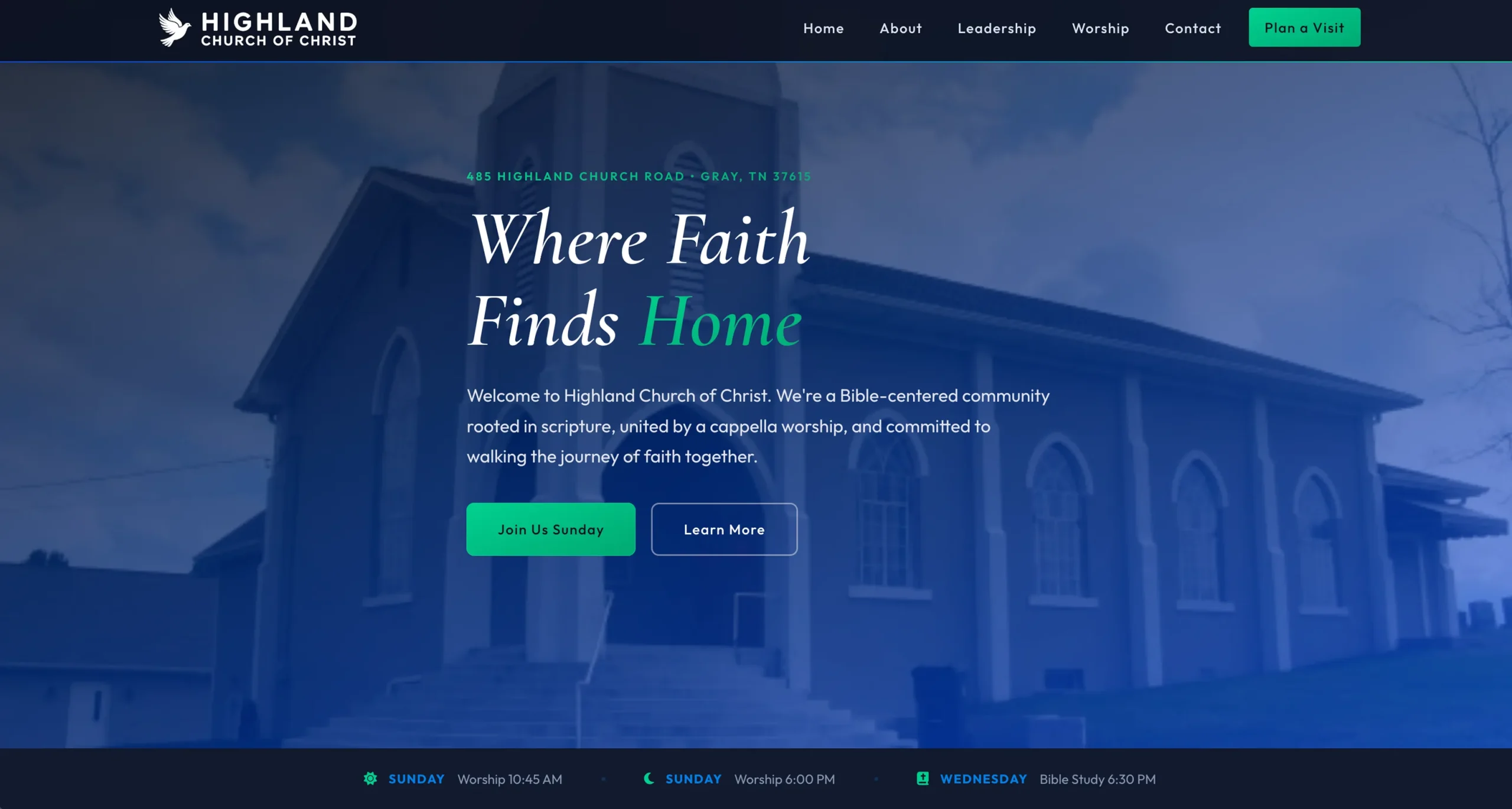 Church website