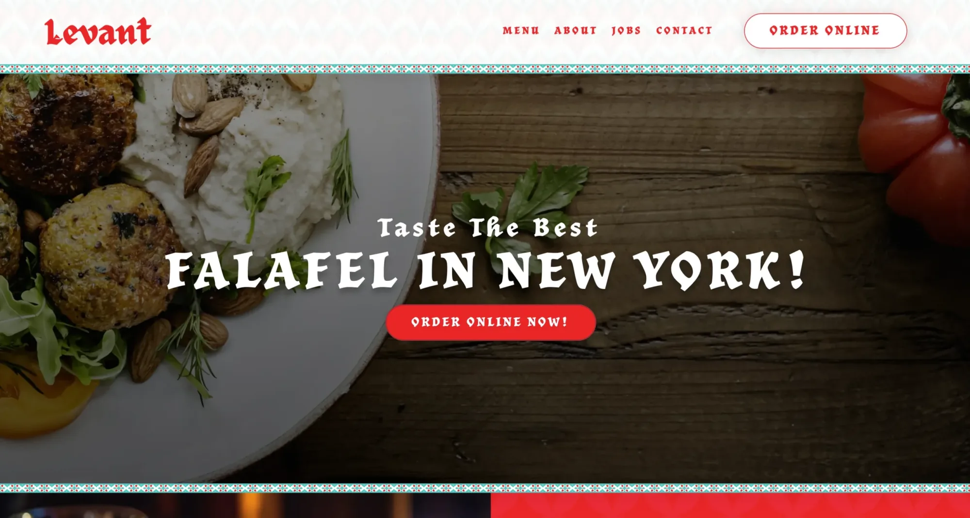 Restaurant website